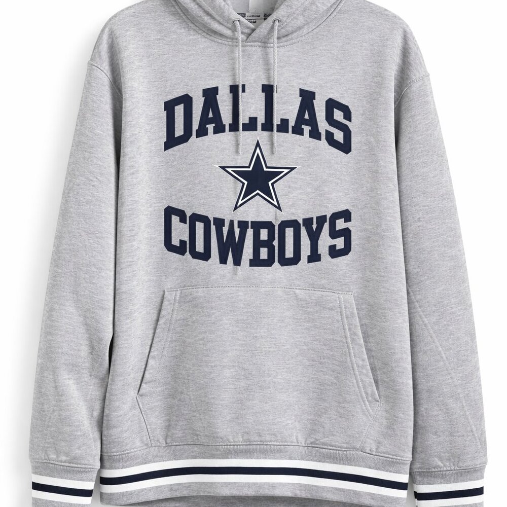 Ultra Game NFL Dallas Cowboys Big Logo Super Soft Hoodie Sweatshirt